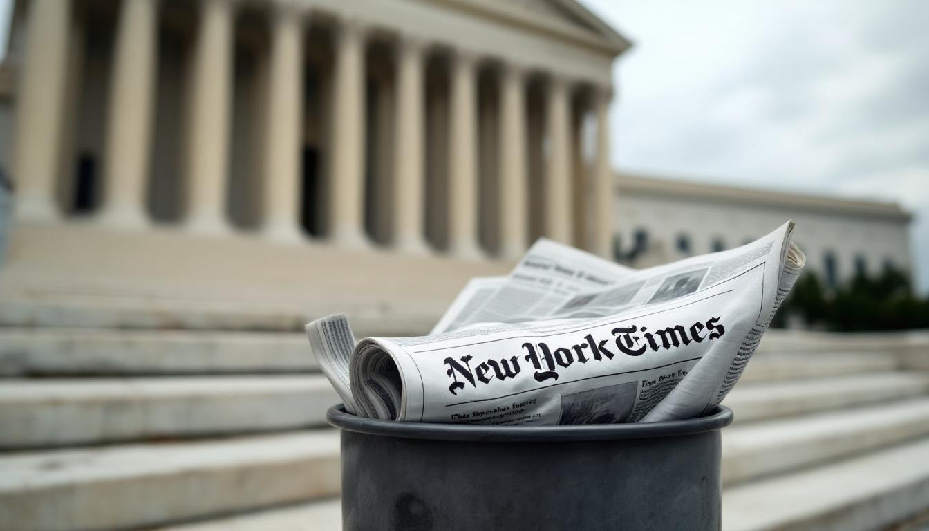 The New York Times Got Caught Doctoring Supreme Court Documents — And They Have the Nerve to Lecture US About ‘Misinformation'